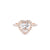 Leilani Heart Engagement Rings Princess Bride Diamonds 