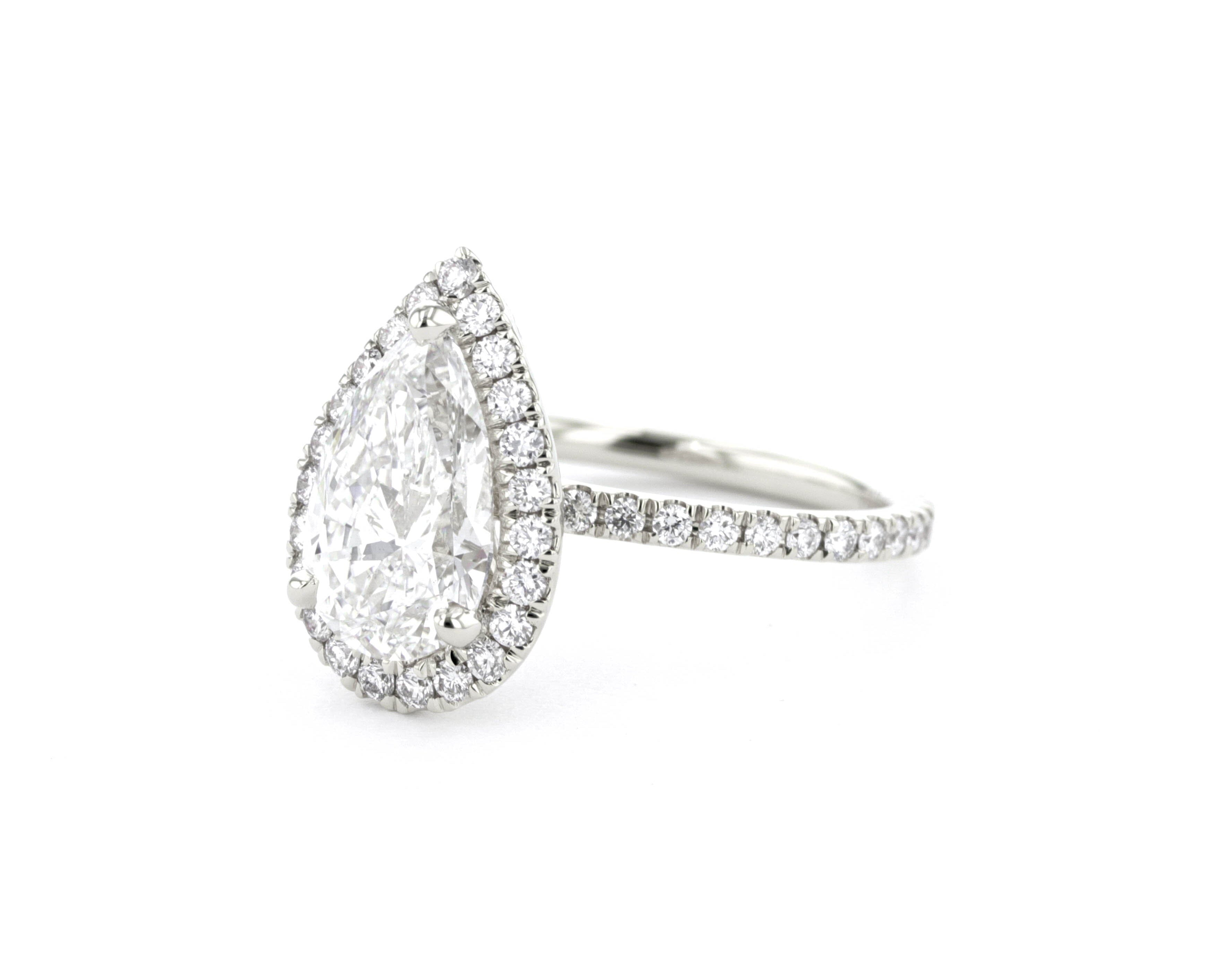 Leilani Pear Engagement Rings Princess Bride Diamonds 