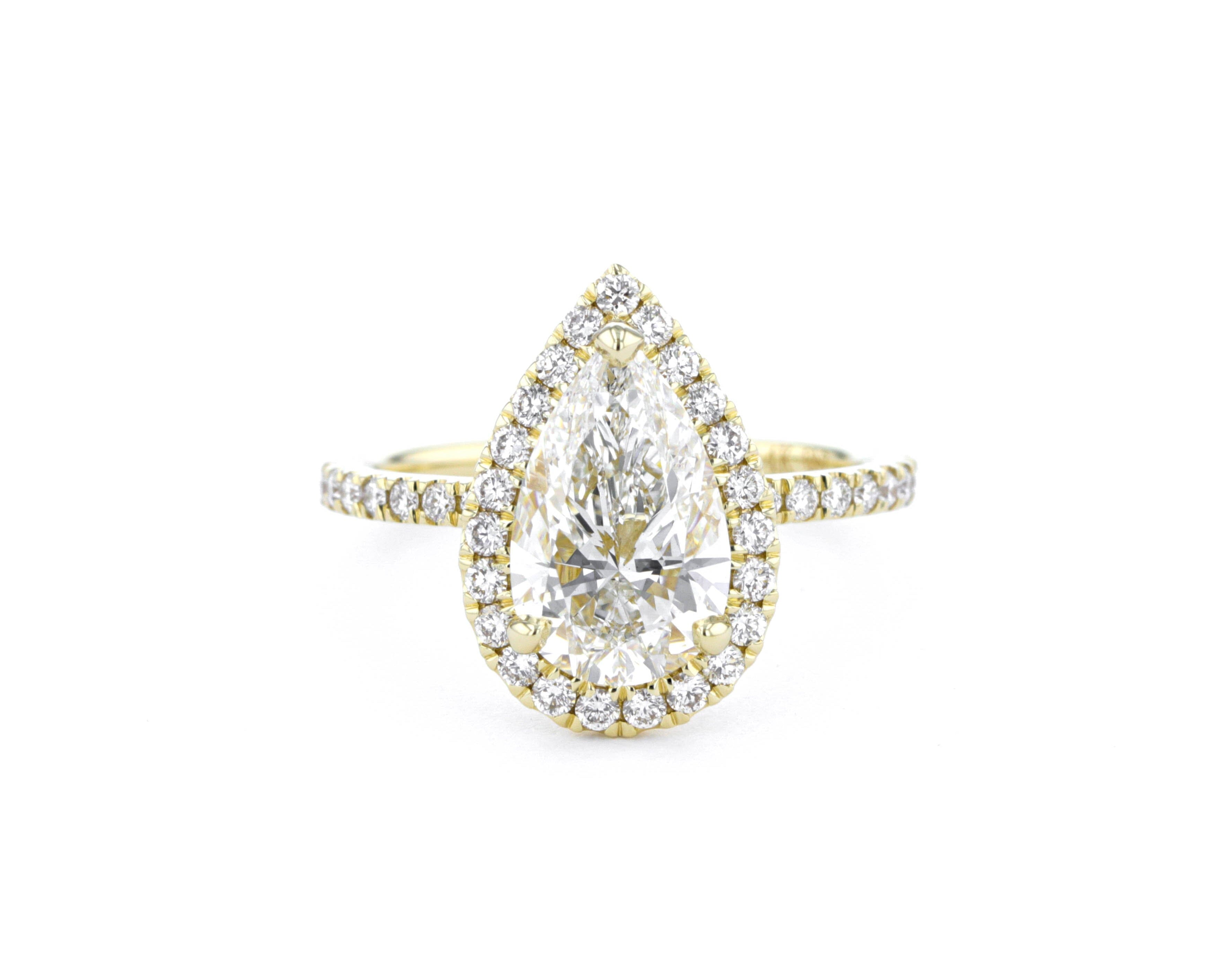 Leilani Pear Engagement Rings Princess Bride Diamonds 