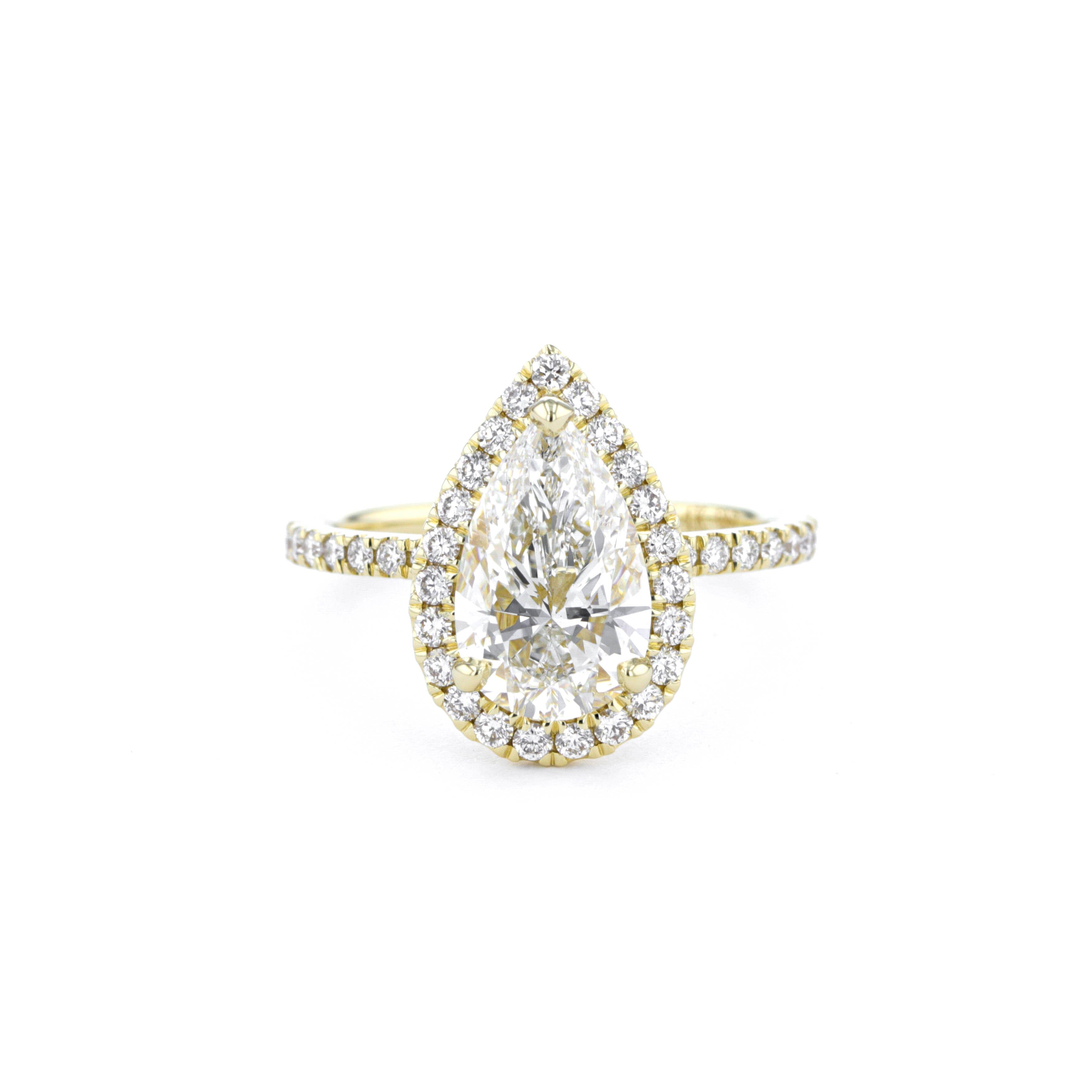 Leilani Pear Engagement Rings Princess Bride Diamonds 