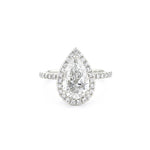 Leilani Pear Engagement Rings Princess Bride Diamonds 