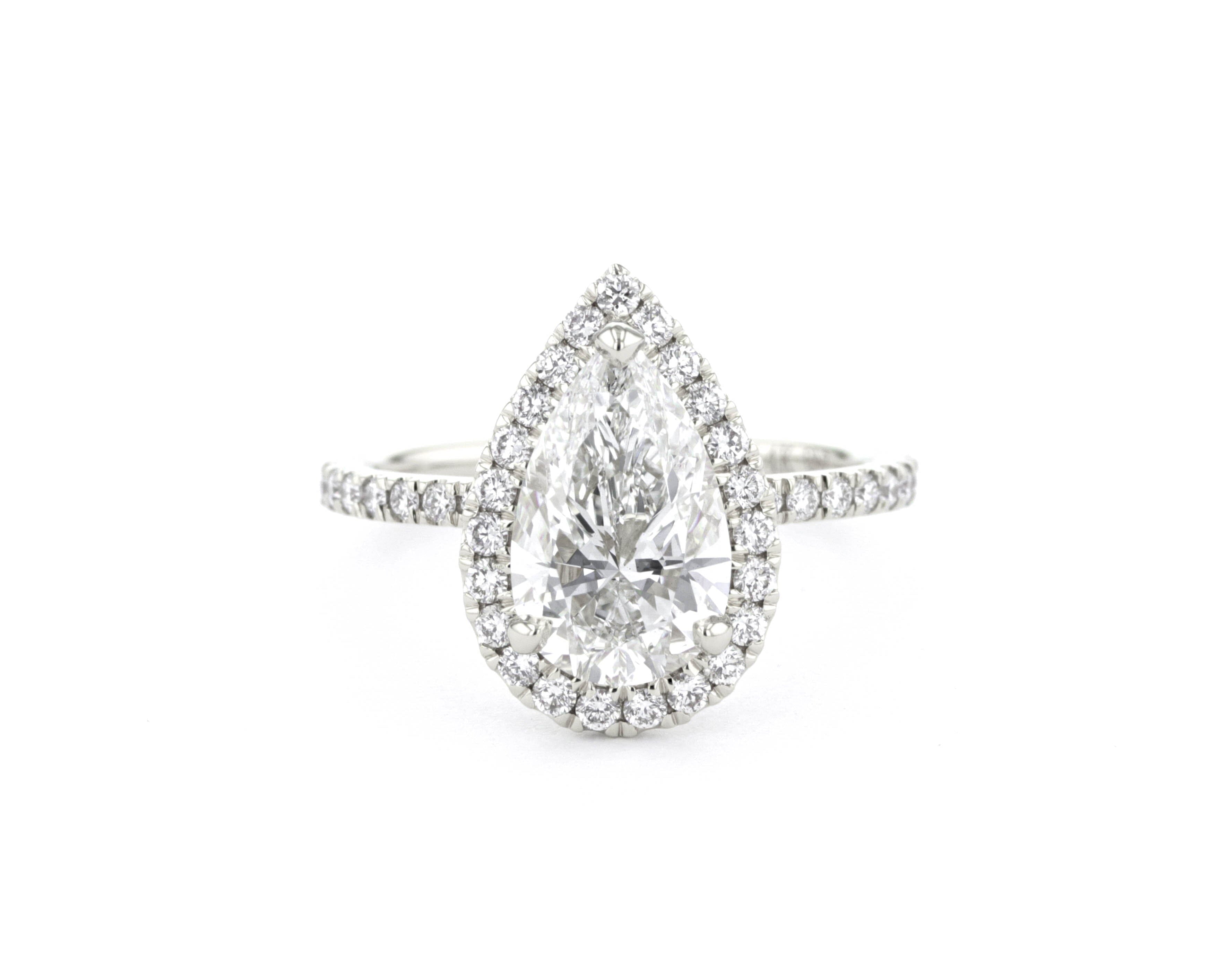 Leilani Pear Engagement Rings Princess Bride Diamonds 