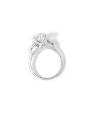Lindsey Oval with Petal Prongs & Diamond Bridge - PBD Engagement Rings