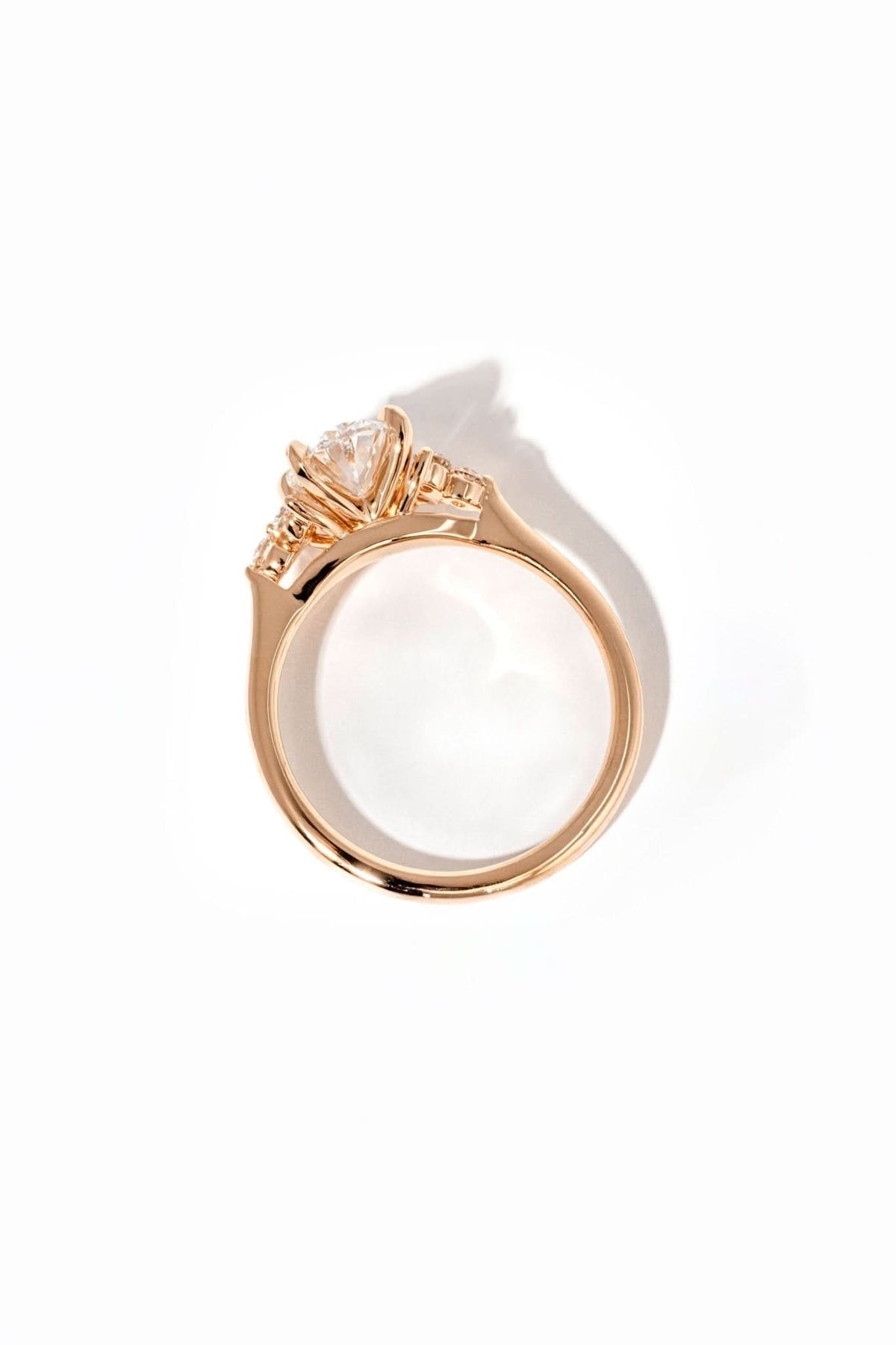 Lindsey Oval lab diamond engagement ring by Princess Bride Diamonds