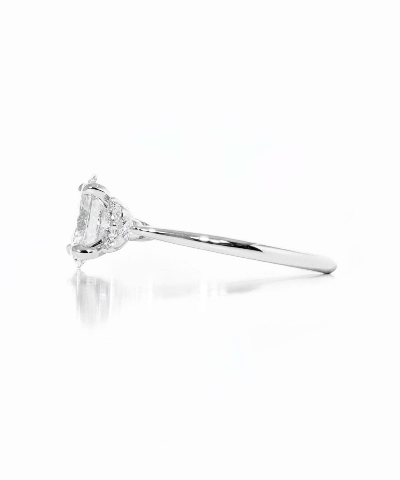 Lindsey Oval lab diamond engagement ring by Princess Bride Diamonds