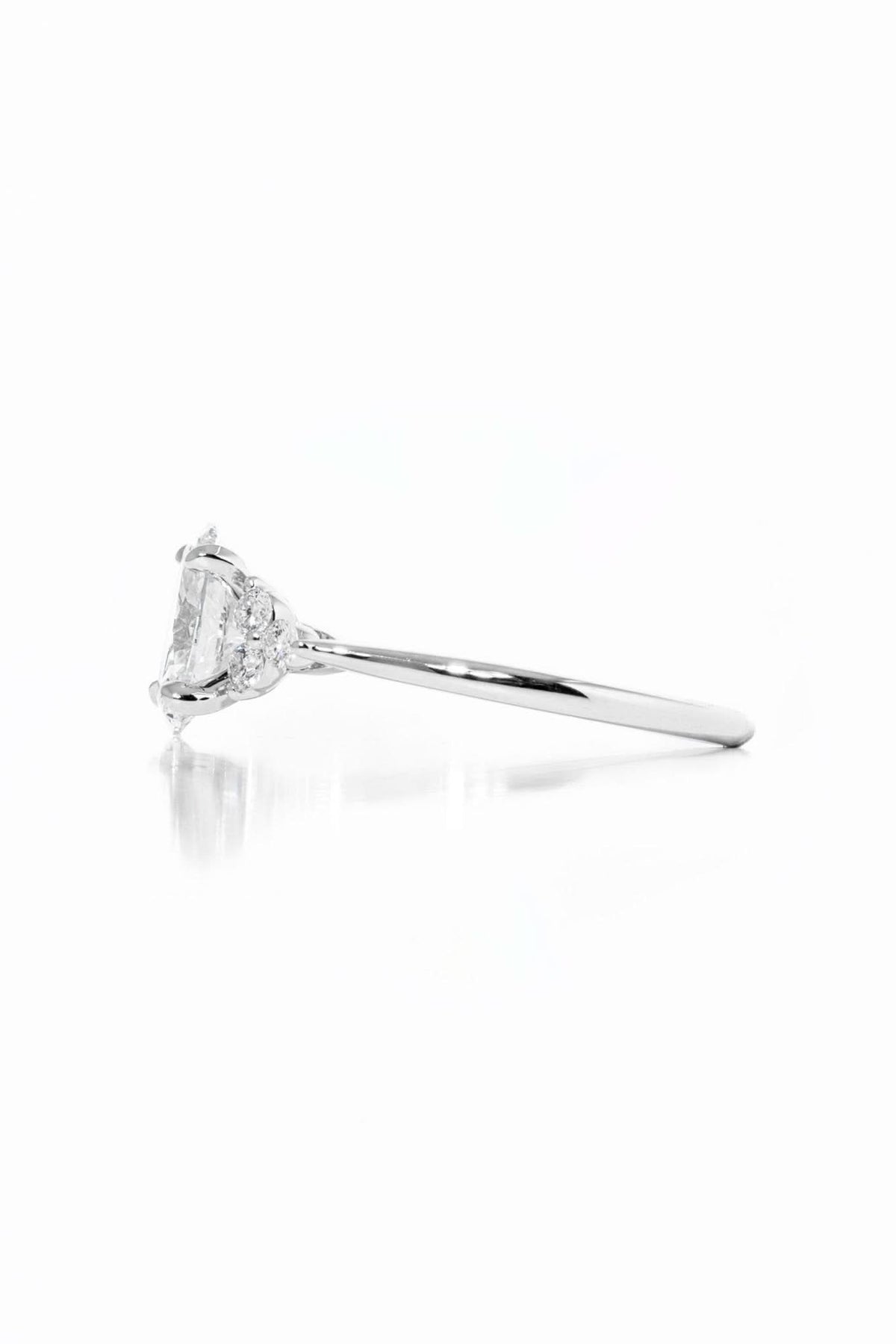 Lindsey Oval lab diamond engagement ring by Princess Bride Diamonds