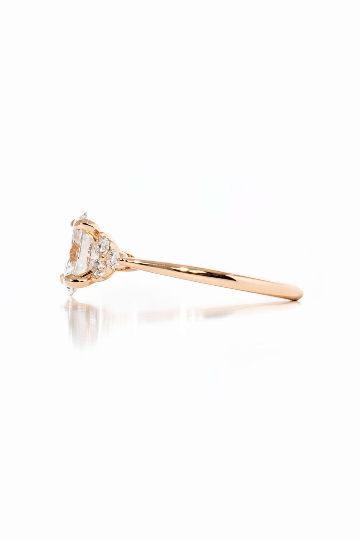 Lindsey Oval lab diamond engagement ring by Princess Bride Diamonds
