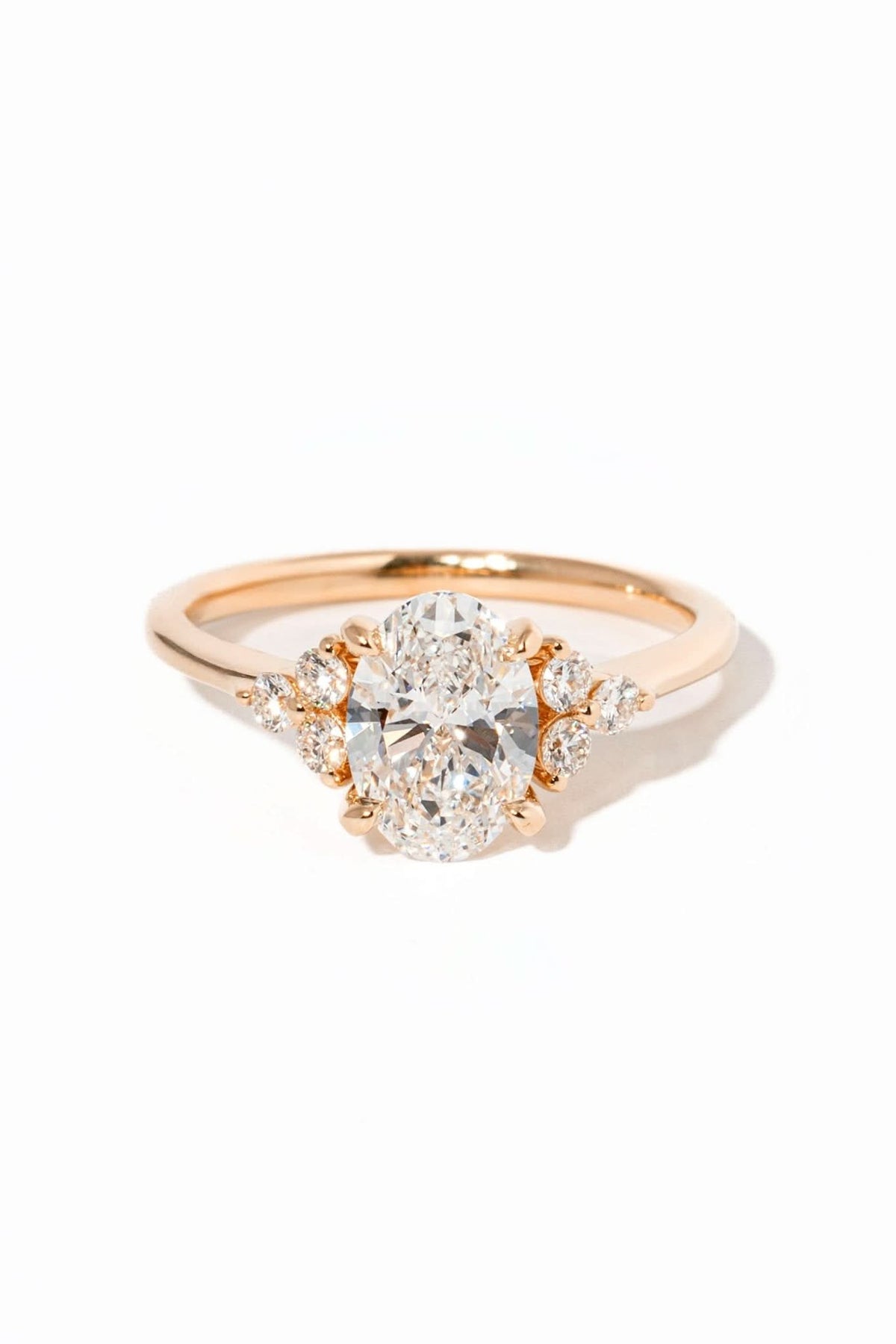 Lindsey Oval lab diamond engagement ring by Princess Bride Diamonds