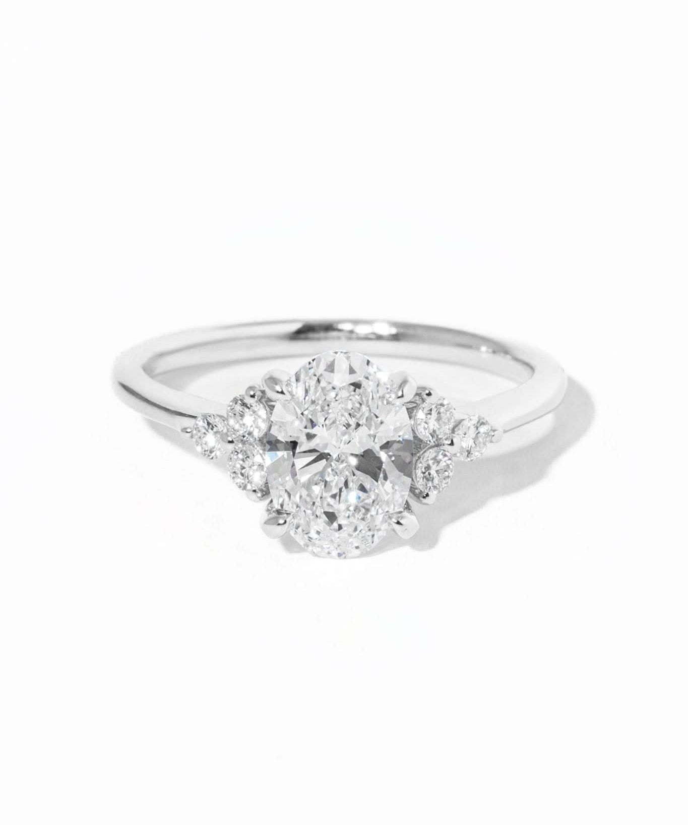 Lindsey Oval lab diamond engagement ring by Princess Bride Diamonds