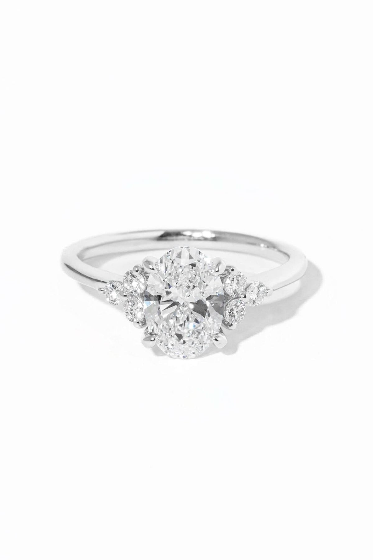 Lindsey Oval lab diamond engagement ring by Princess Bride Diamonds