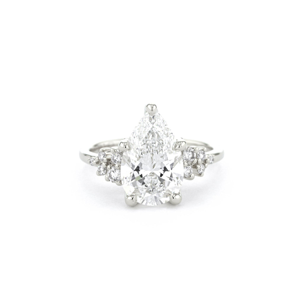 Luna Pear Engagement Rings Princess Bride Diamonds 