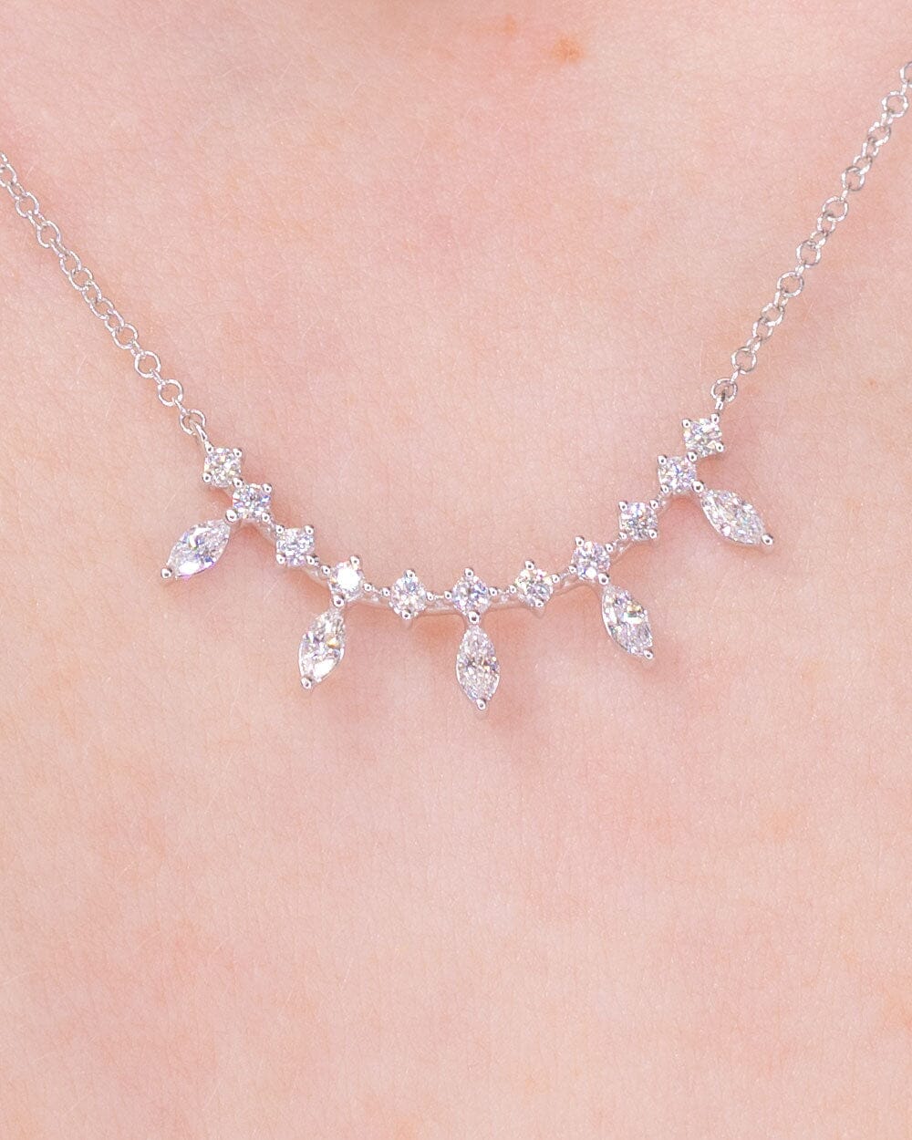 Marquise Diamond Bar Necklace Necklaces Princess Bride Diamonds 