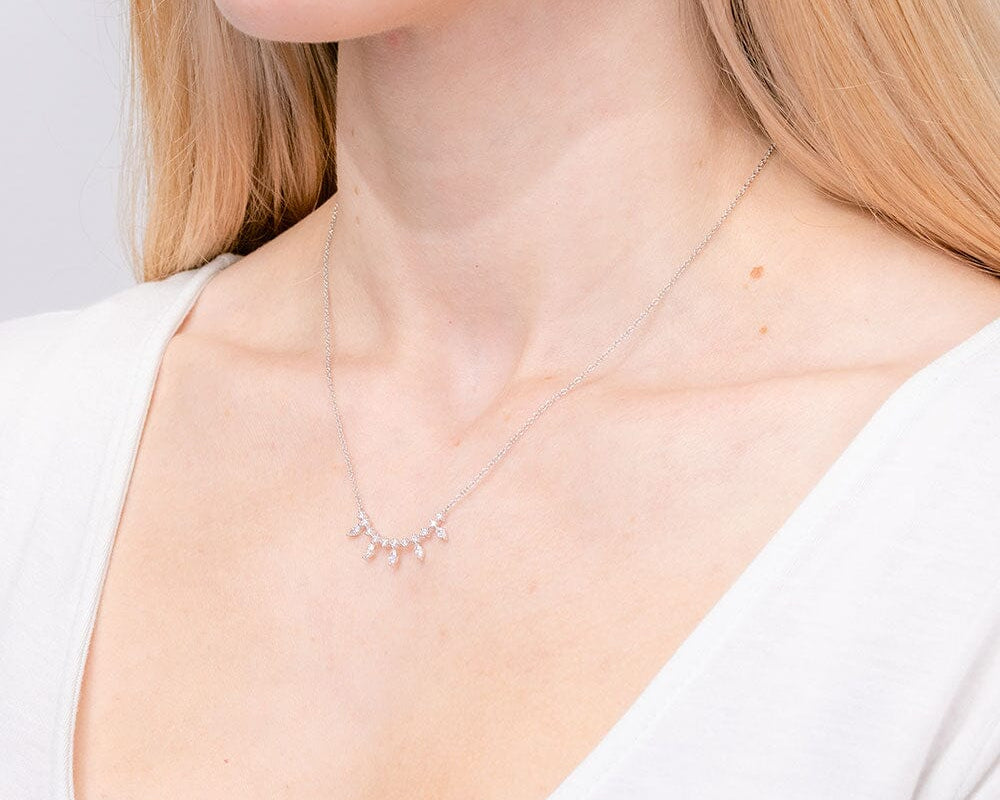 Marquise Diamond Bar Necklace Necklaces Princess Bride Diamonds 