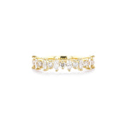 Marquise & Round Floating Lab Diamond Band - PBD Rings