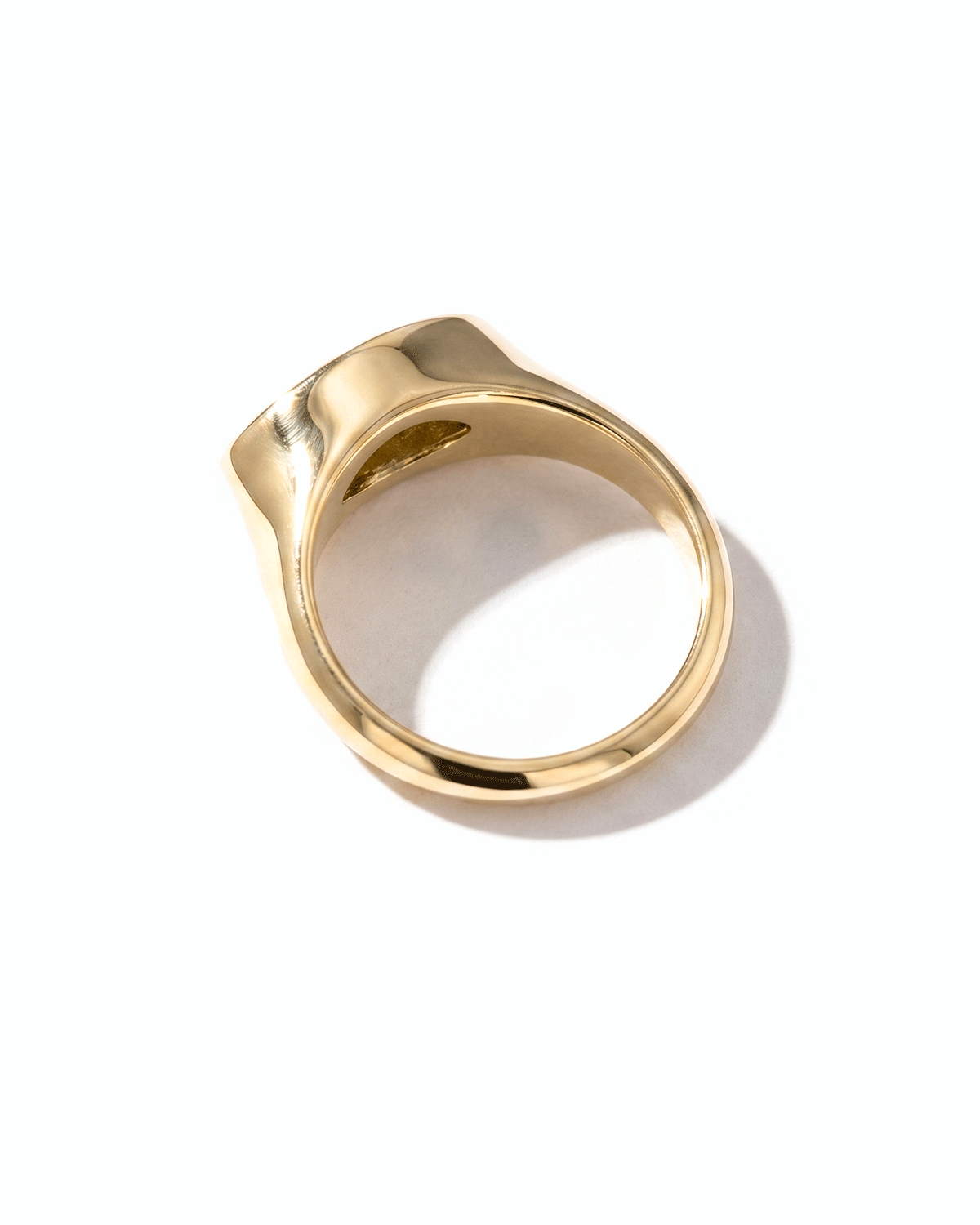 East West Marquise Signet Ring