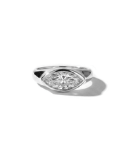 East West Marquise Signet Ring