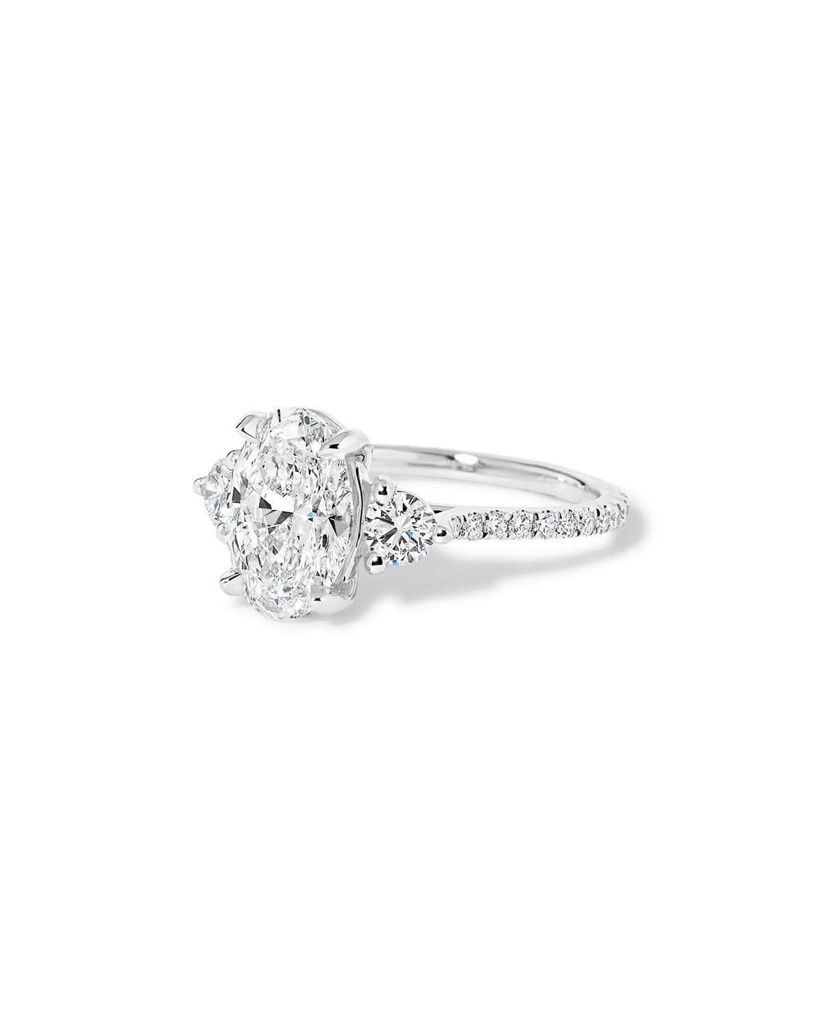Meghan Oval Pavé - PBD Engagement Rings