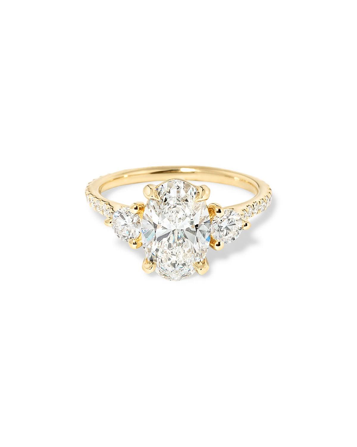 Meghan Oval Pavé - PBD Engagement Rings