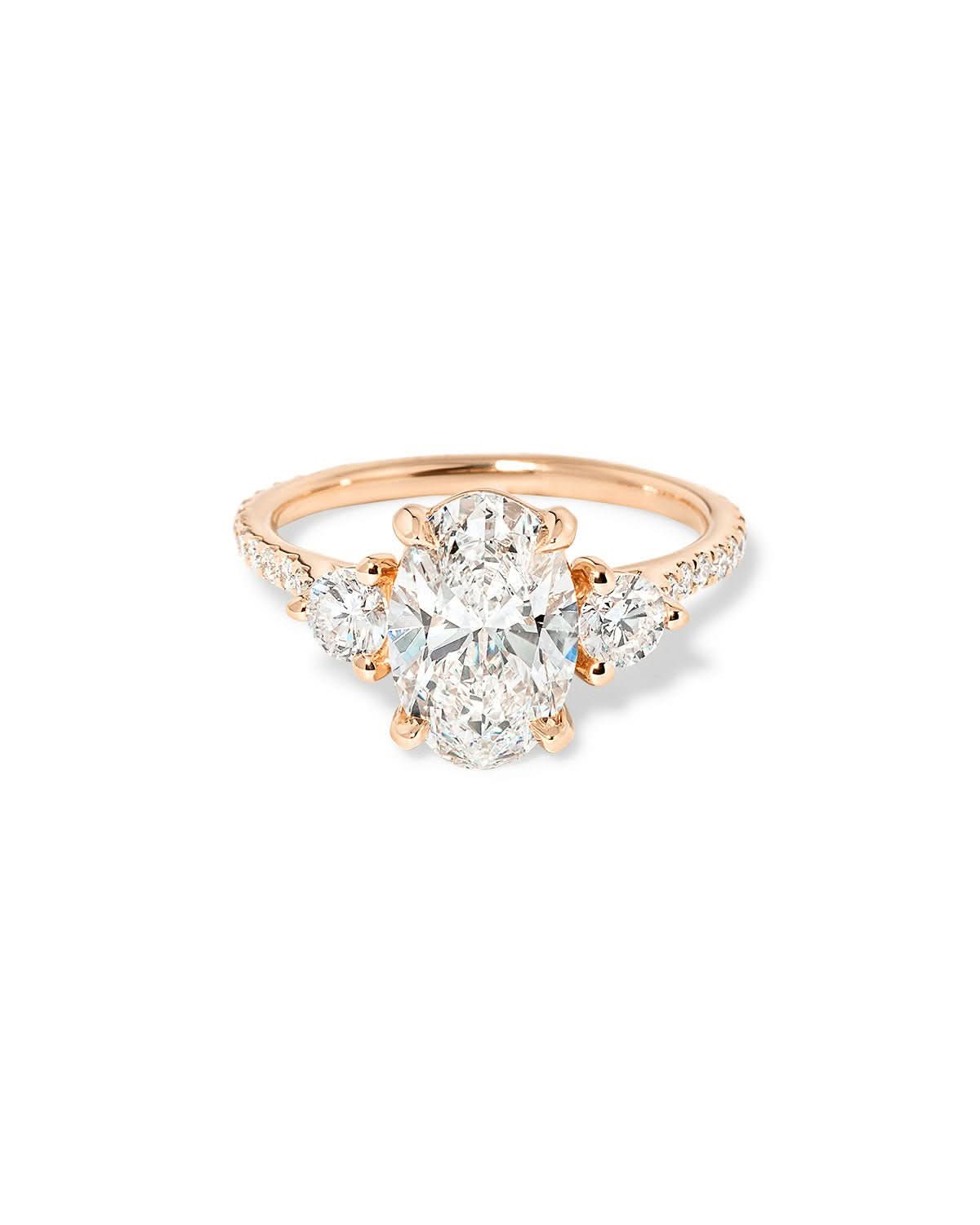 Meghan Oval Pavé - PBD Engagement Rings