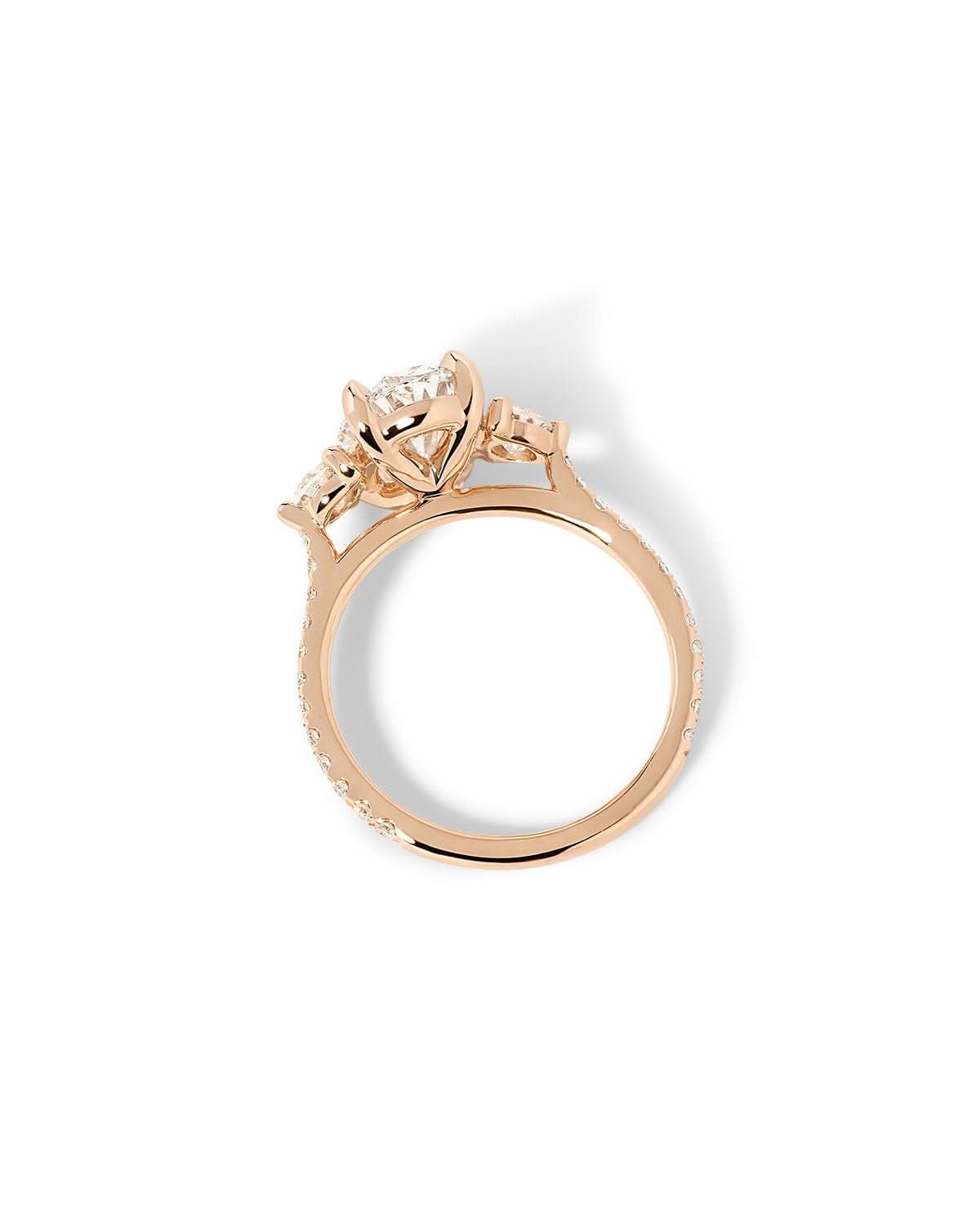 Meghan Oval Pavé - PBD Engagement Rings