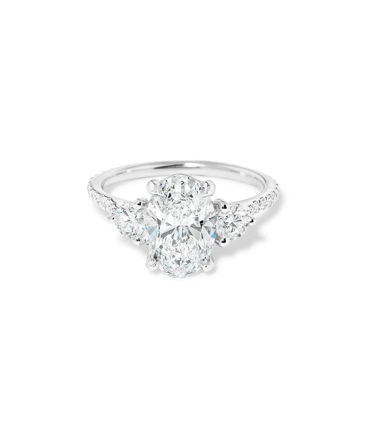 Meghan Oval Pavé - PBD Engagement Rings
