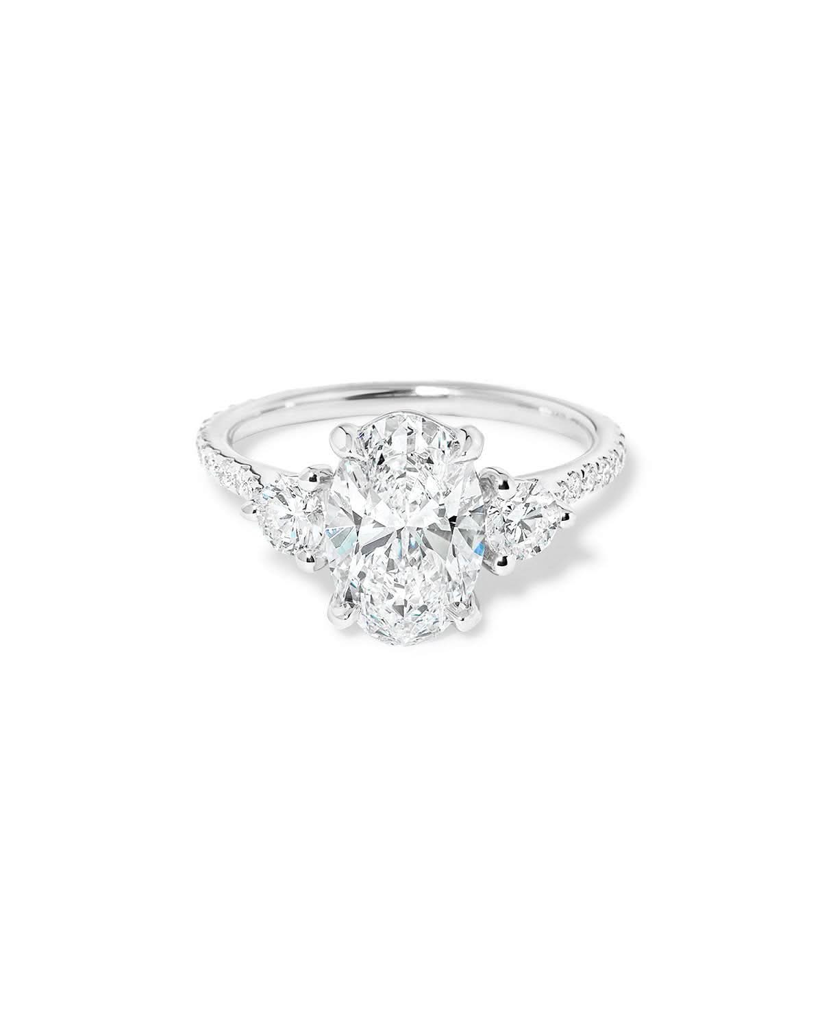 Meghan Oval Pavé - PBD Engagement Rings