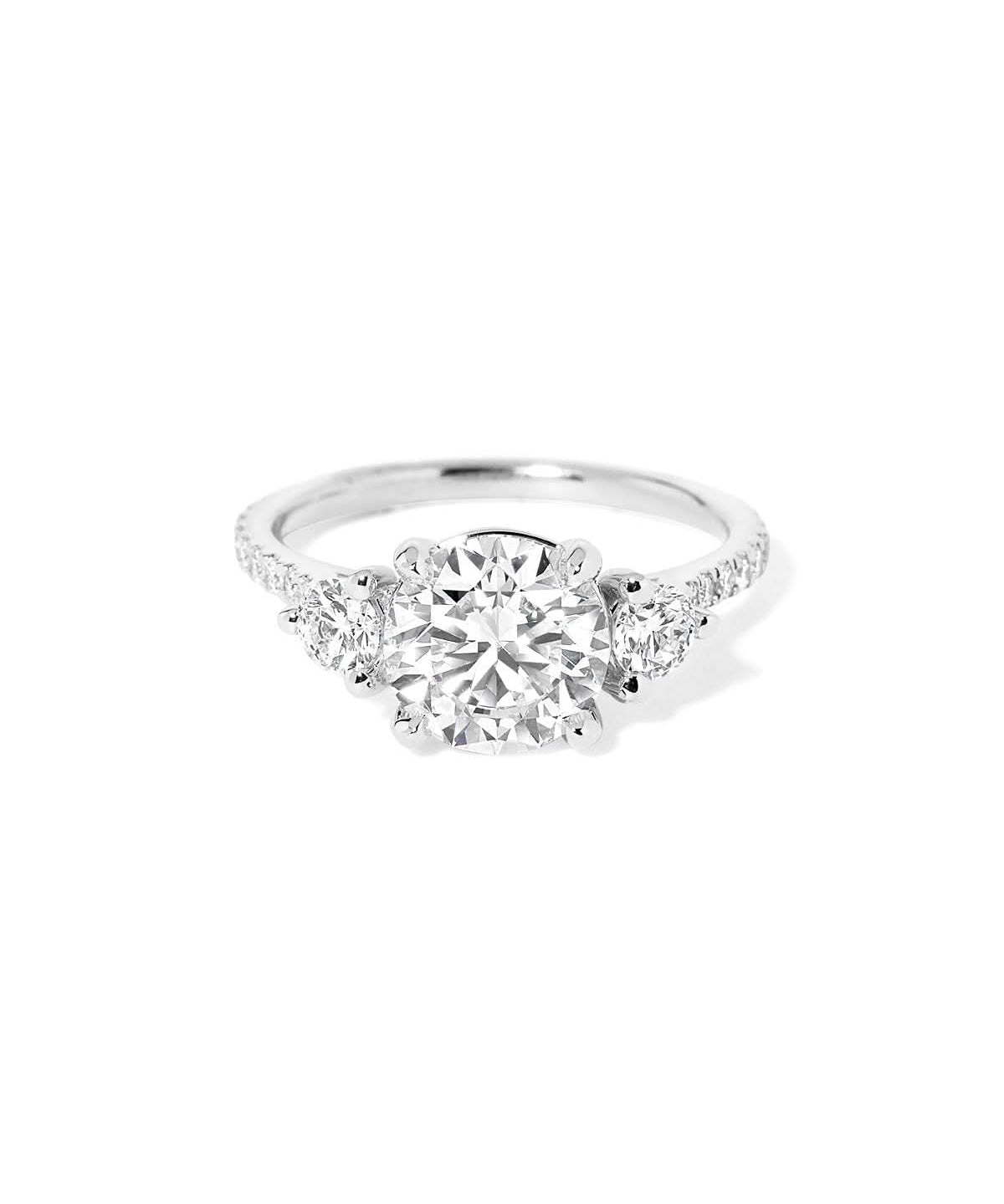 Meghan Round Pavé - PBD Engagement Rings