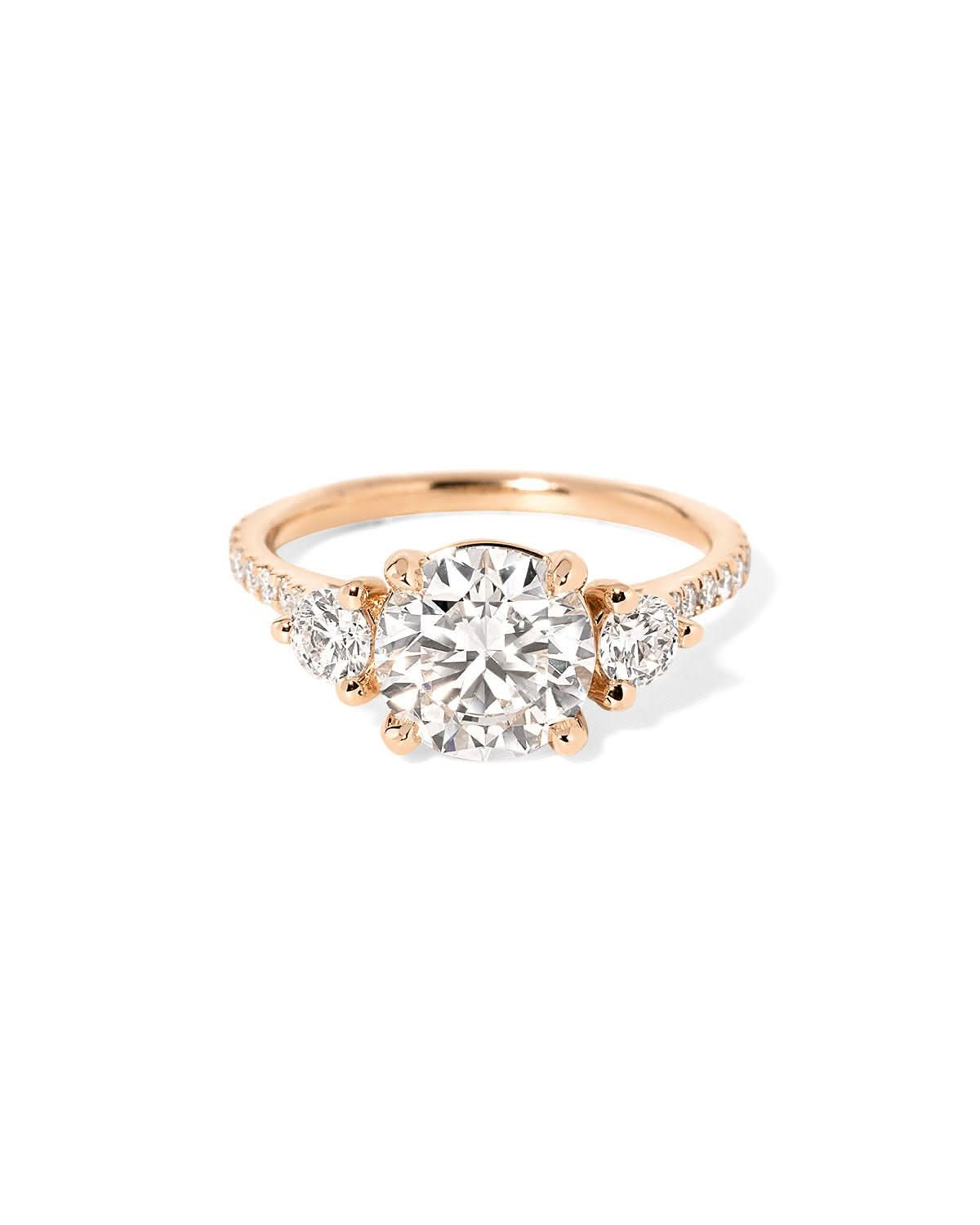Meghan Round Pavé - PBD Engagement Rings