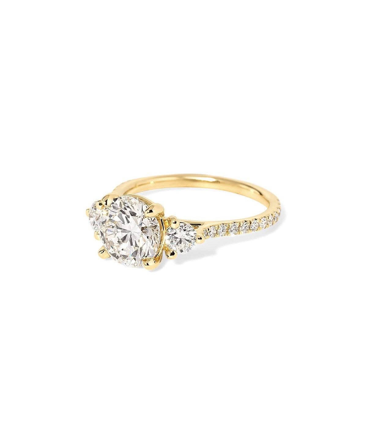 Meghan Round Pavé - PBD Engagement Rings