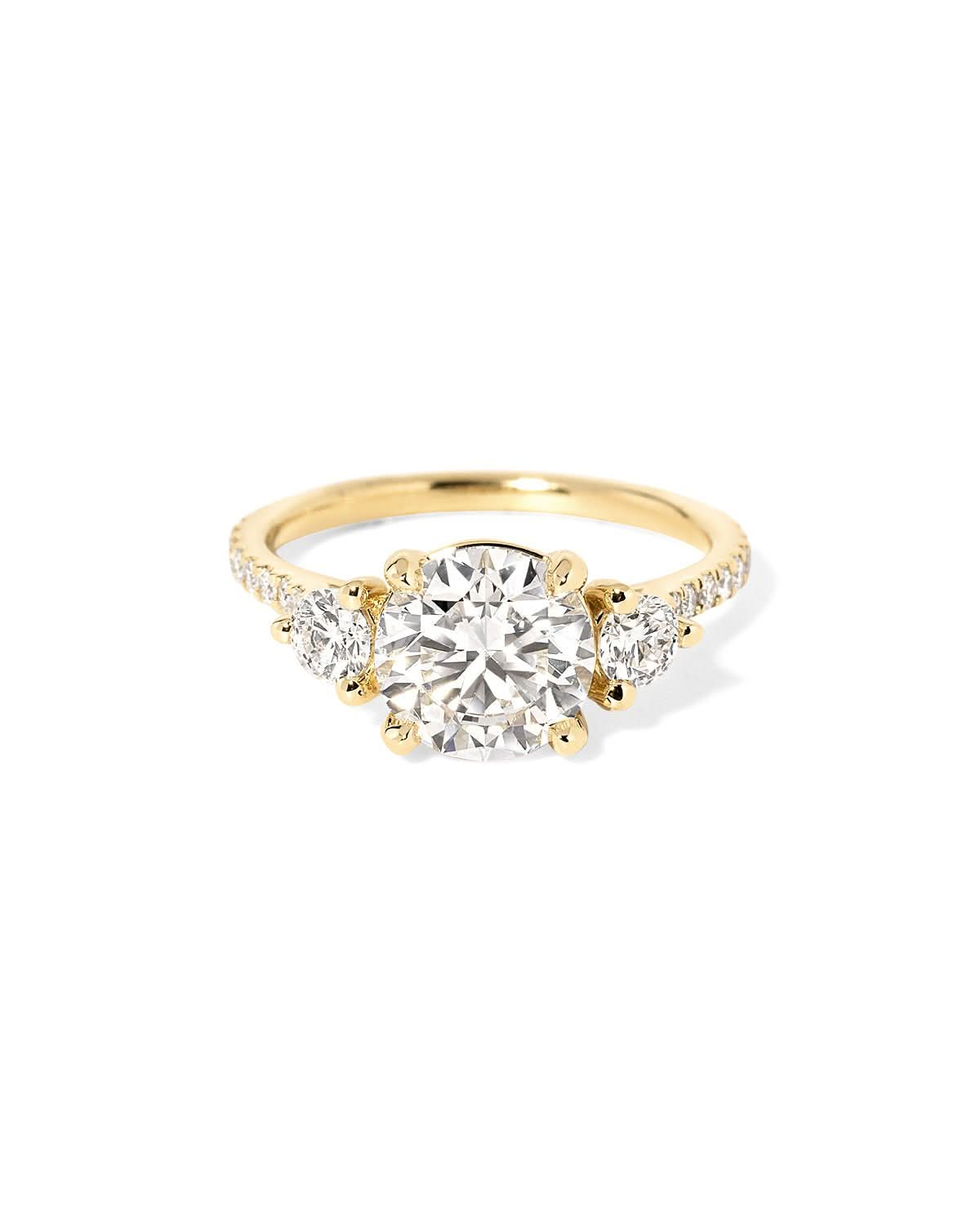 Meghan Round Pavé - PBD Engagement Rings
