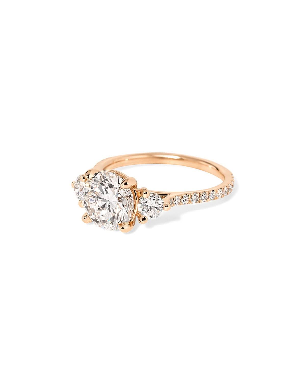 Meghan Round Pavé - PBD Engagement Rings