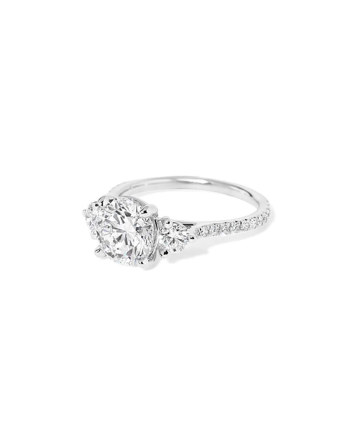 Meghan Round Pavé - PBD Engagement Rings