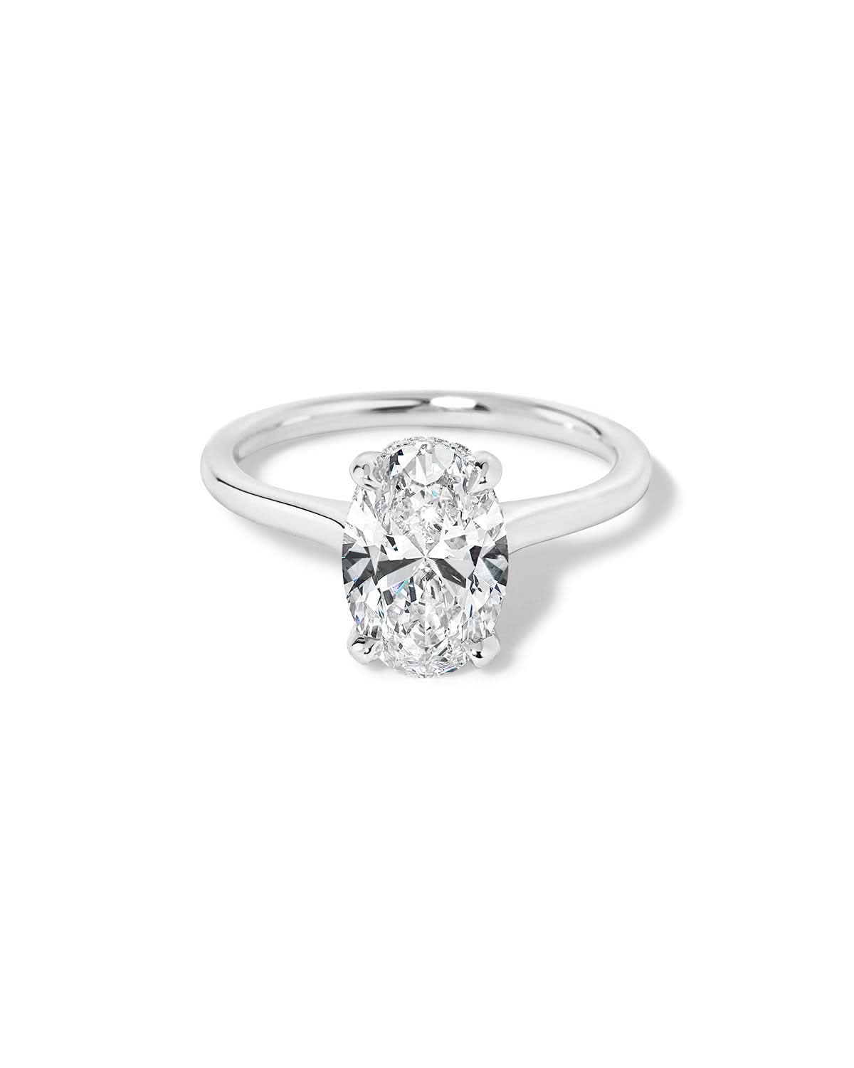 Michelle Oval High Polish - PBD Engagement Rings