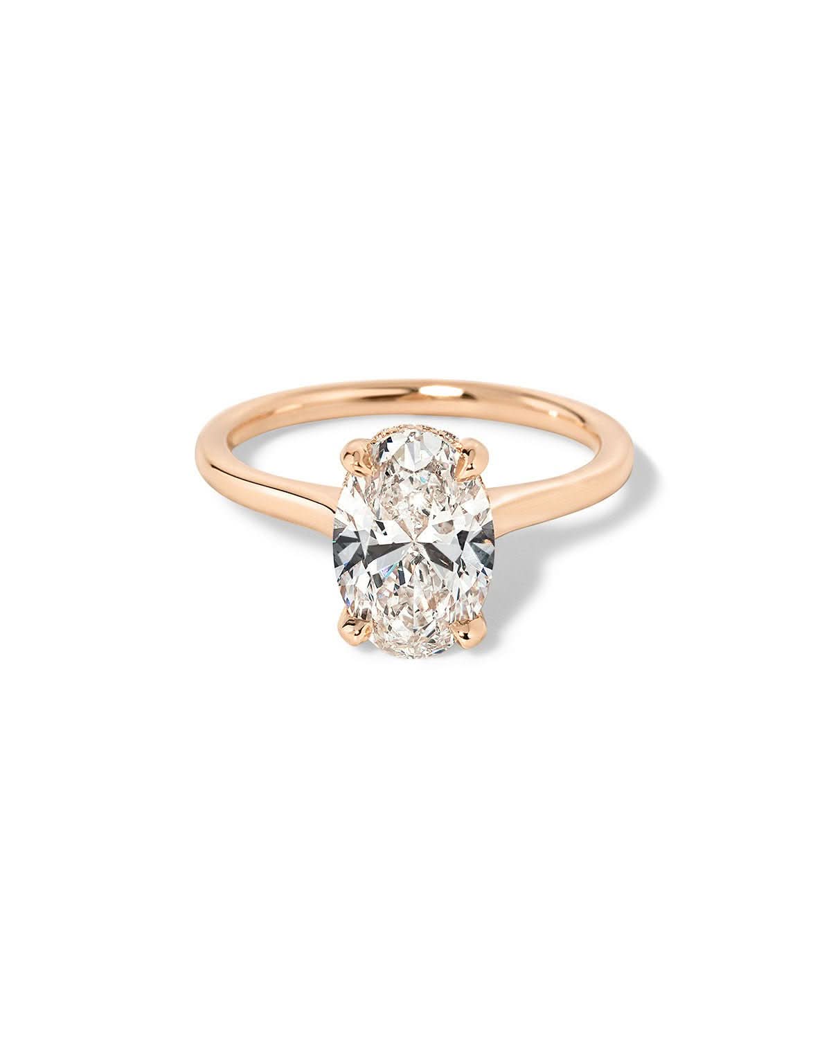 Michelle Oval High Polish - PBD Engagement Rings