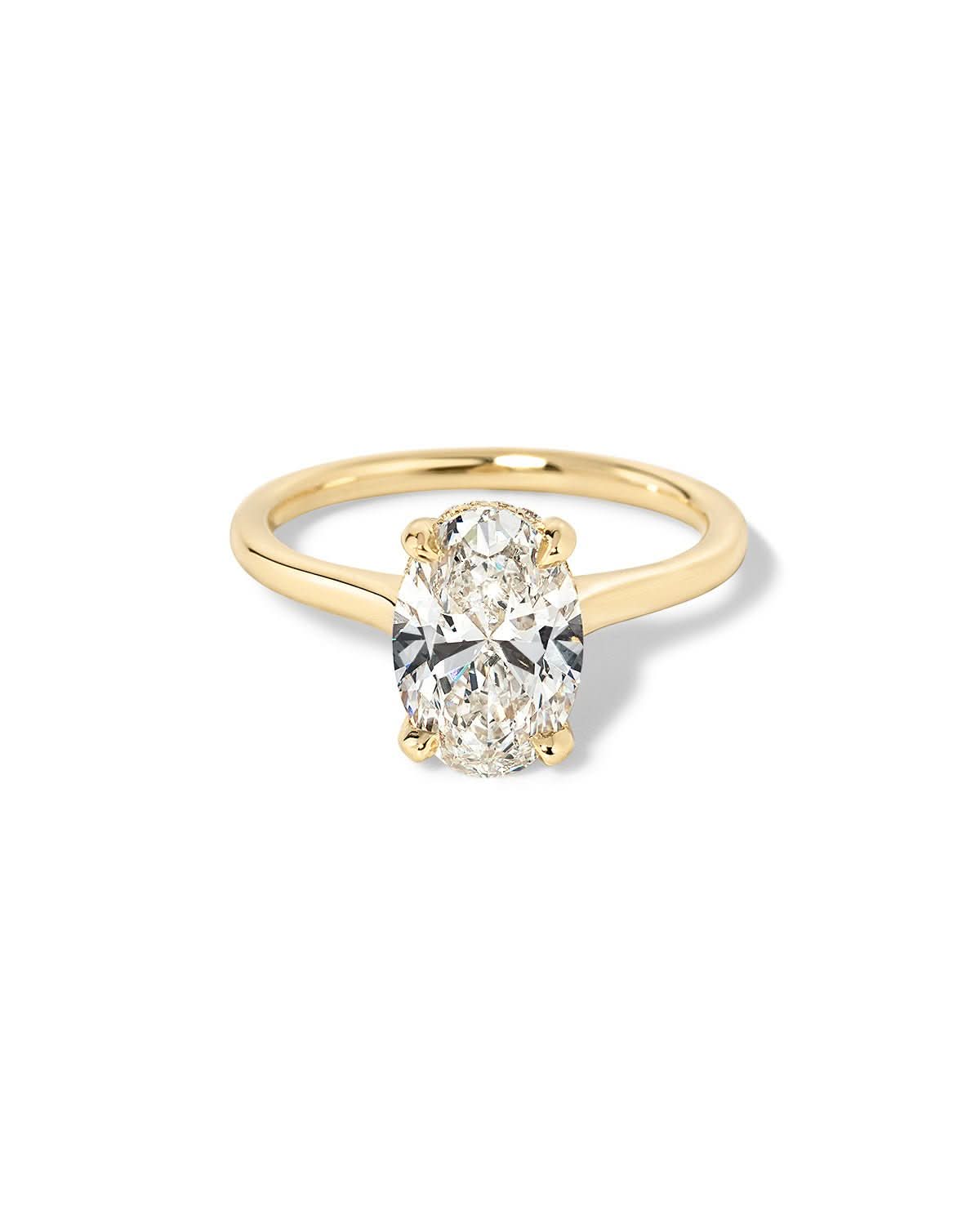 Michelle Oval High Polish - PBD Engagement Rings