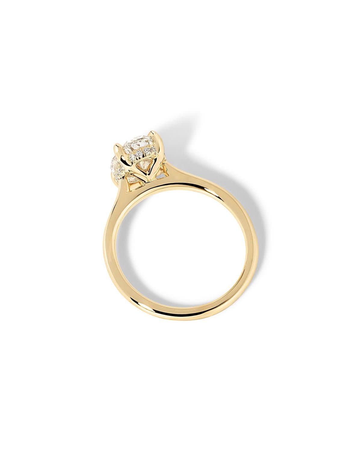 Michelle Oval High Polish - PBD Engagement Rings