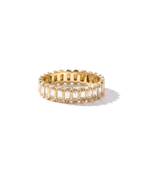 Mini Baguette Bezel Diamond Ring