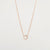 Mini Diamond Halo Necklace Rose Gold Necklaces Princess Bride Diamonds 