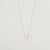 Mini Diamond Halo Necklace White Gold Necklaces Princess Bride Diamonds 