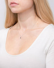 Mini Dog Tag White Gold - PBD Necklaces