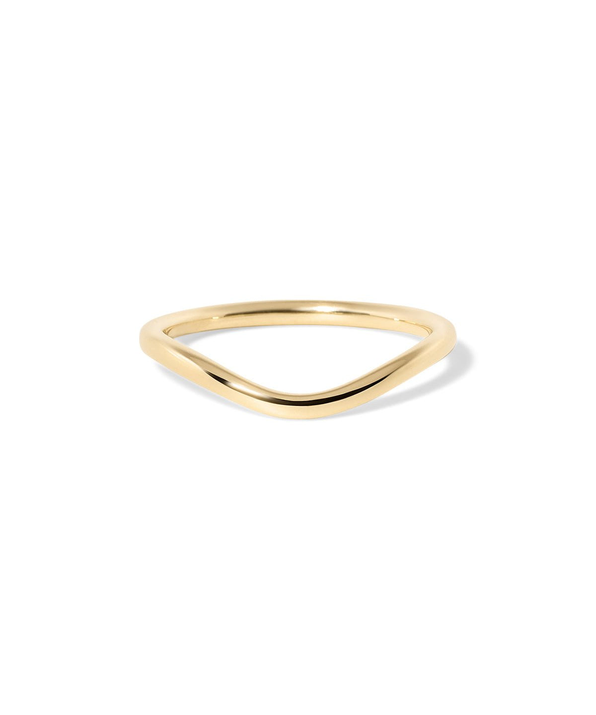 1.6mm Mini Movement wedding band with softly contoured high-polish gold design at Princess Bride Diamonds jewelry store in Orange County