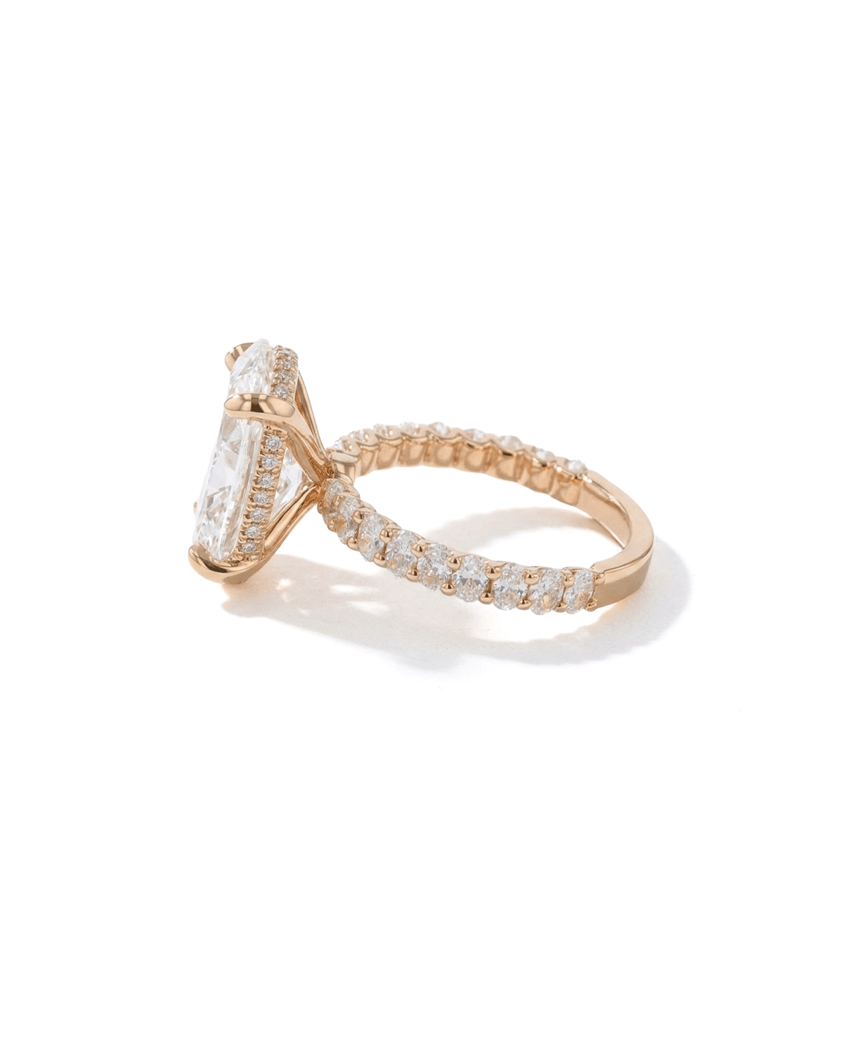 Mini Oval Engagement Ring