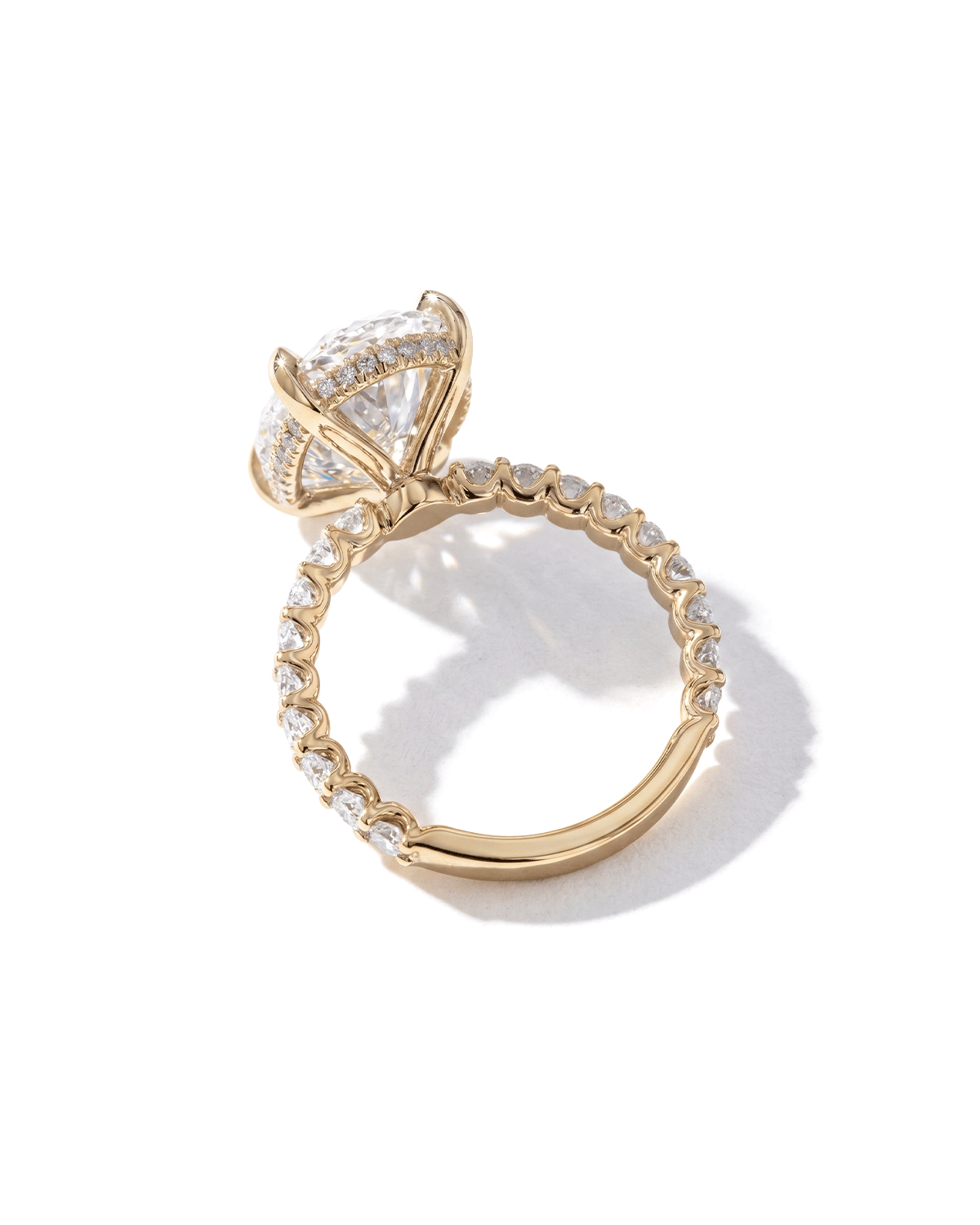 Mini Oval Engagement Ring