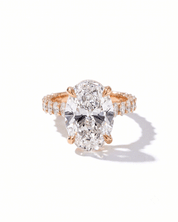 Mini Oval Engagement Ring