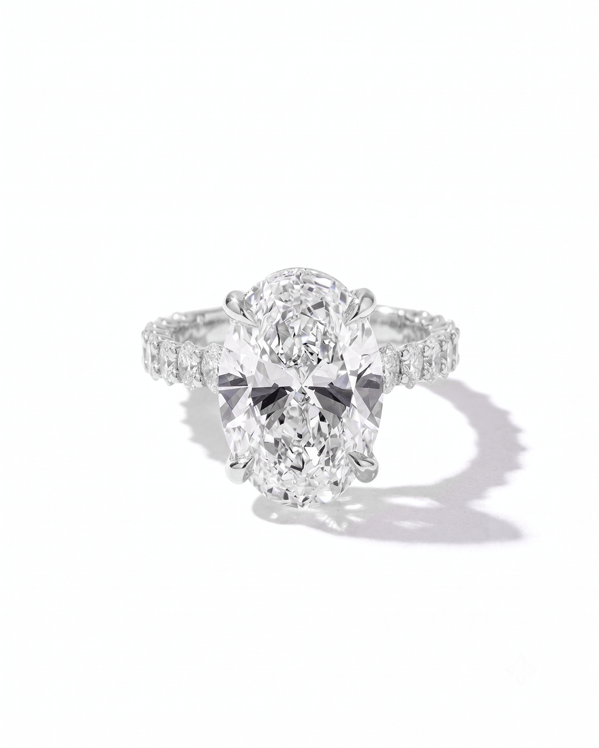 Mini Oval Engagement Ring