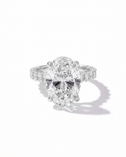Mini Oval Engagement Ring