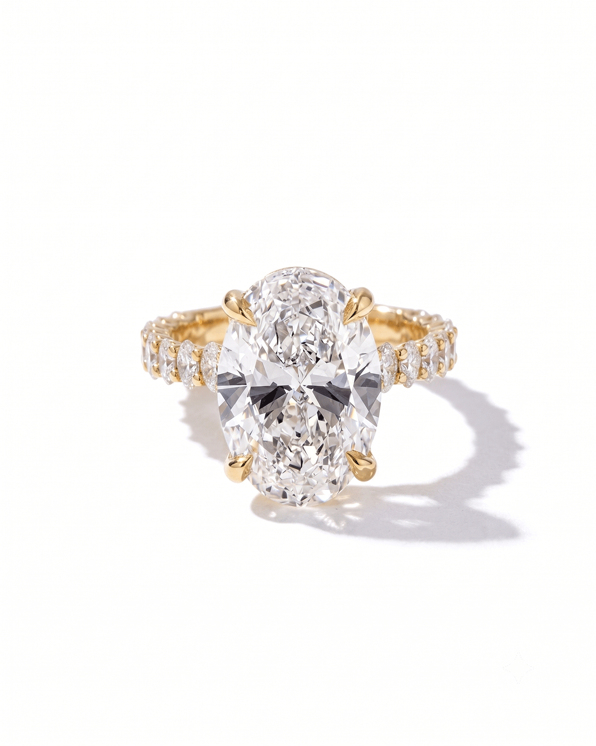 Mini Oval Engagement Ring