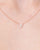 Mini Pavé Heart Necklace Rose Gold Necklaces Princess Bride Diamonds 