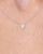 Mini Pavé Heart Necklace White Gold Necklaces Princess Bride Diamonds 