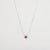 Mini Ruby Diamond Halo Necklace Necklaces Princess Bride Diamonds 